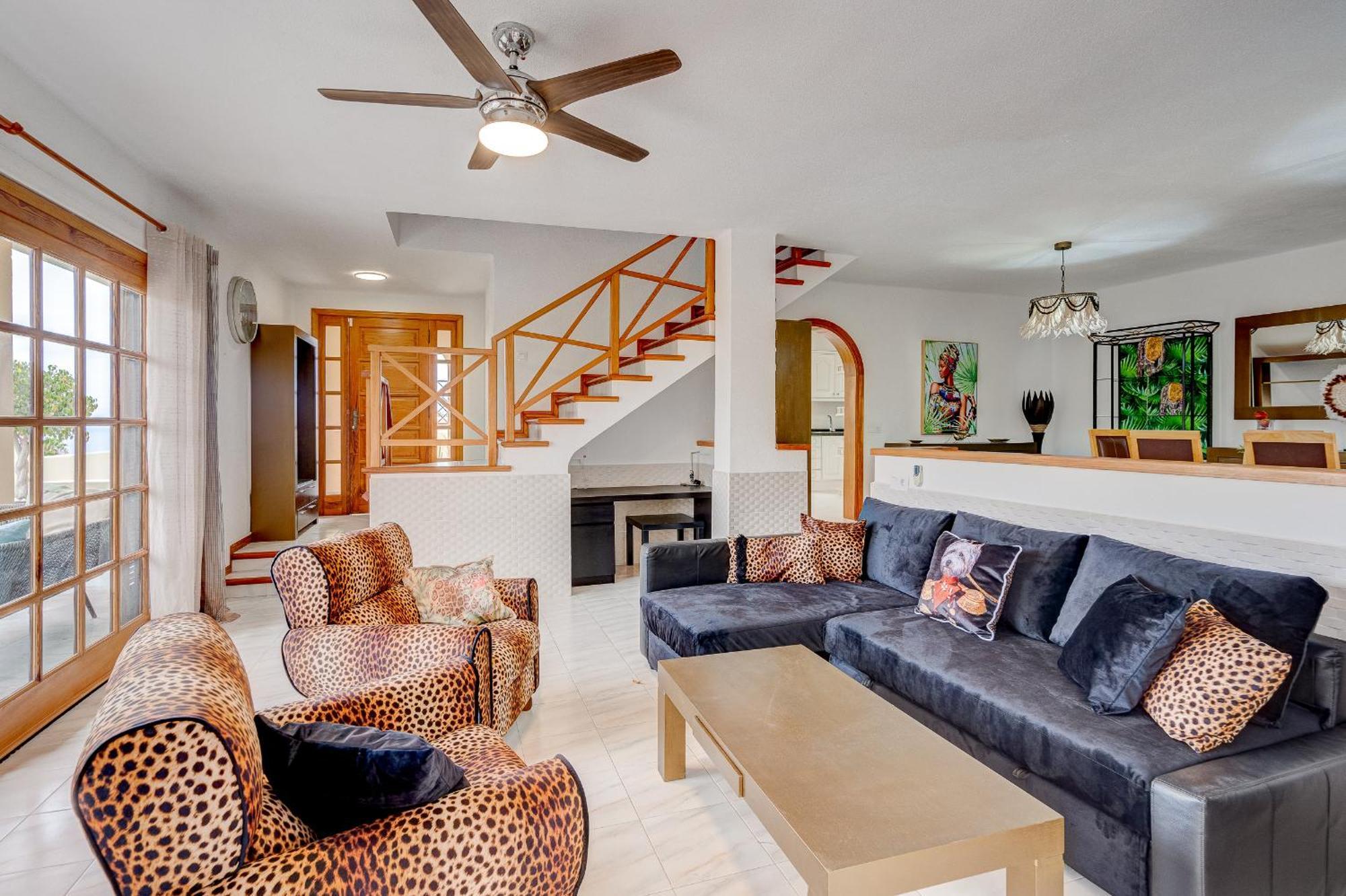Villa Natali ,Luxury 3-Levels Large Villa On Tenerife, Ocean View, Private Poo L& Barbecue Area Costa Adeje  Exteriör bild