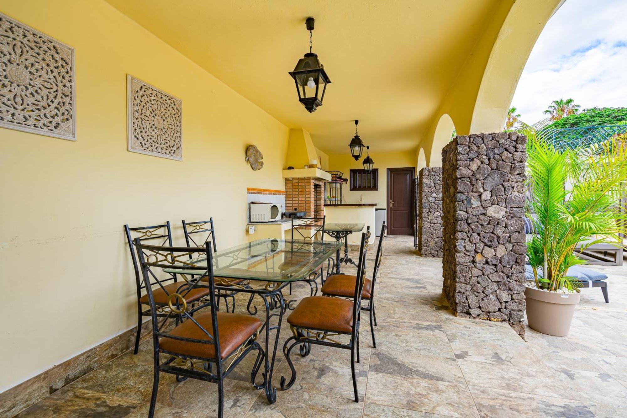 Villa Natali ,Luxury 3-Levels Large Villa On Tenerife, Ocean View, Private Poo L& Barbecue Area Costa Adeje  Exteriör bild